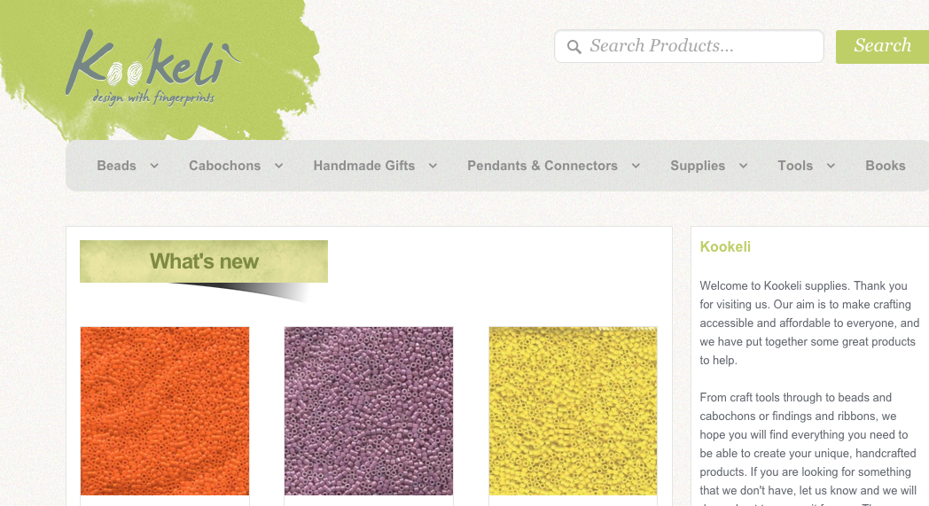 Kookeli - online store - Freelance Full Stack Developer in London, UK