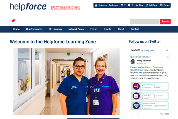 website portal for charity